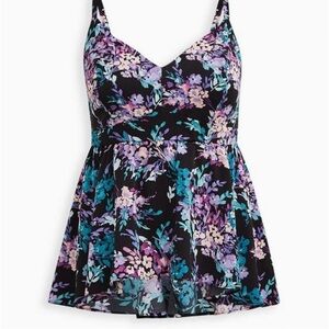 EUC Torrid size3 black and purple peplum